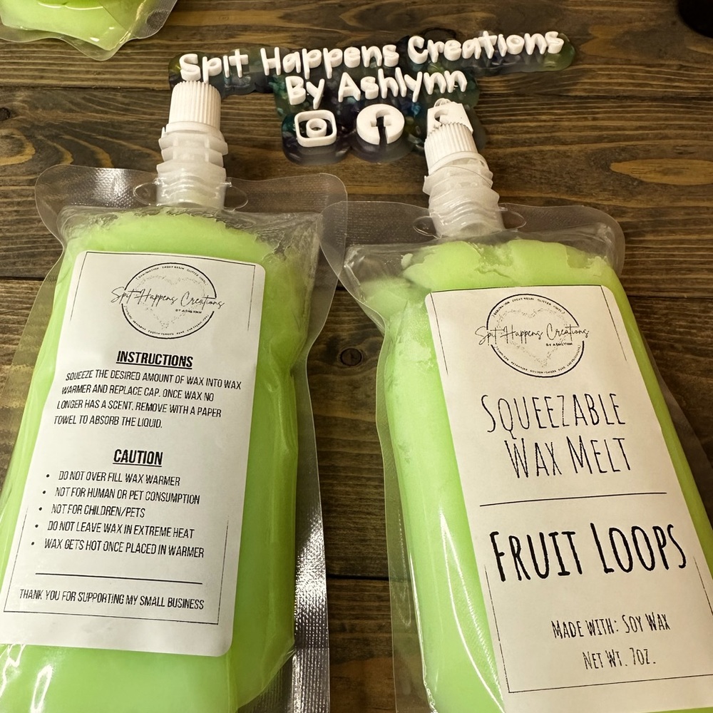Squeezable Wax Melts: Fruit Loops